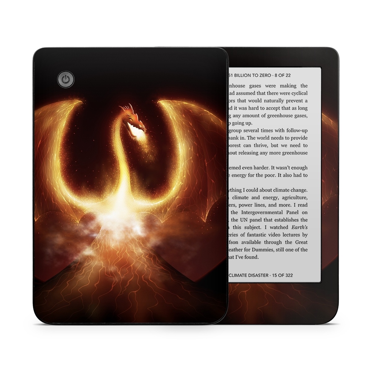 Kobo Clara 2E Skin design of Light, Atmosphere, Orange, Space, Heat, Sky, Darkness, Art, Geological phenomenon, Universe, with black, red, green, pink colors