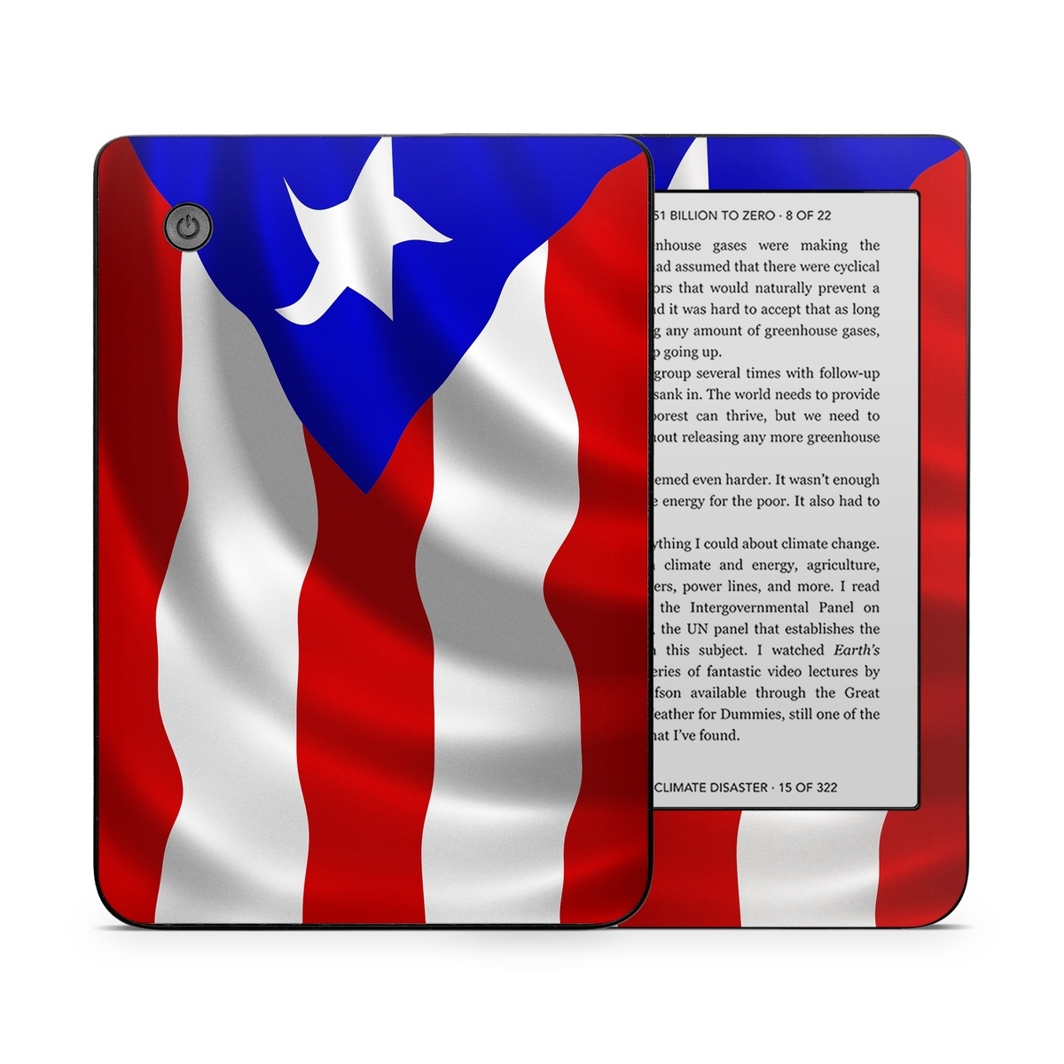 Kobo Clara 2E Skin design of Flag, Flag of the united states, Flag Day (USA), Veterans day, Independence day, with red, blue, white colors