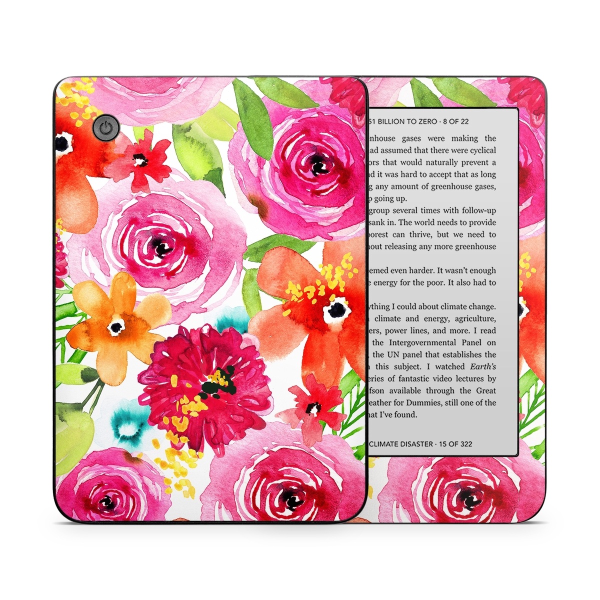 Kobo Clara 2E Skin design of Flower, Cut flowers, Floral design, Plant, Pink, Bouquet, Petal, Flower Arranging, Artificial flower, Clip art, with pink, red, green, orange, yellow, blue, white colors