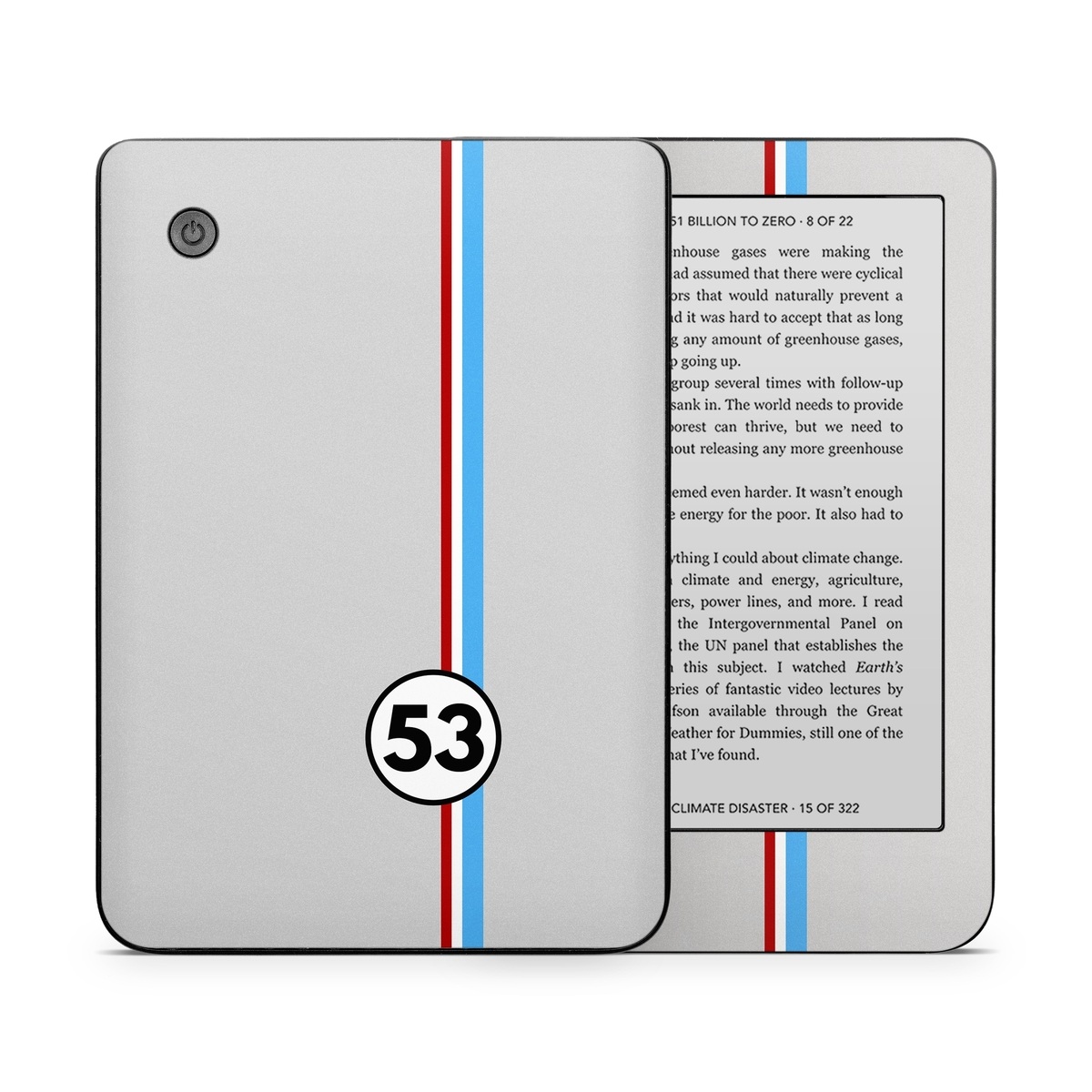 Kobo Clara 2E Skin design of Line, Sign, Games, with gray, blue, red, white, black colors