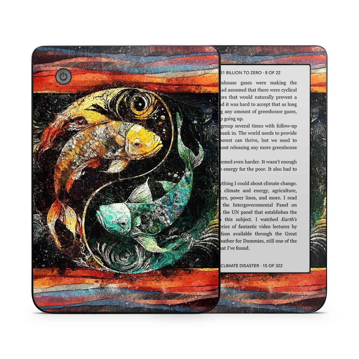 Kobo Clara 2E Skin design of Art paint, Paint, Painting, Art, Creative arts, Pattern, Visual arts, Mural, Illustration, Graphics, with black, red, blue, yellow, green, orange, purple colors