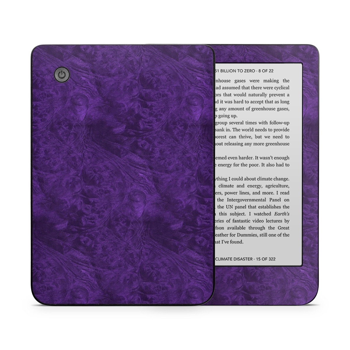 Kobo Clara 2E Skin design of Violet, Purple, Lilac, Pattern, Magenta, Textile, Wallpaper, with black, blue colors