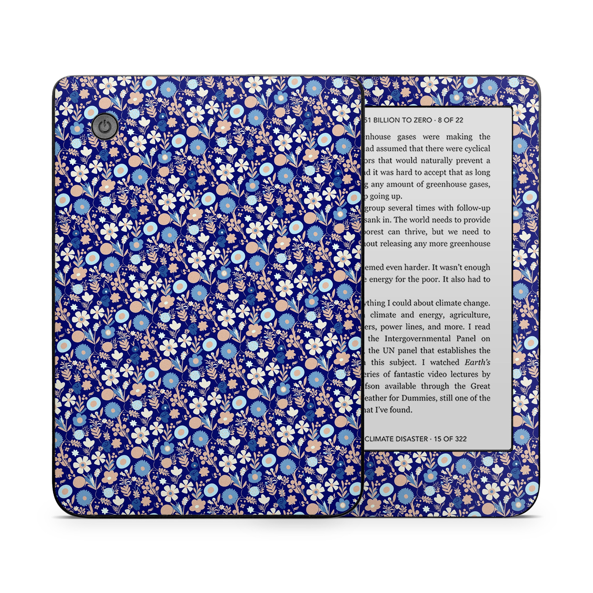 Kobo Clara 2E Skin design of Pattern, Art, Symmetry, Circle, Electric blue, with blue, white, pink colors