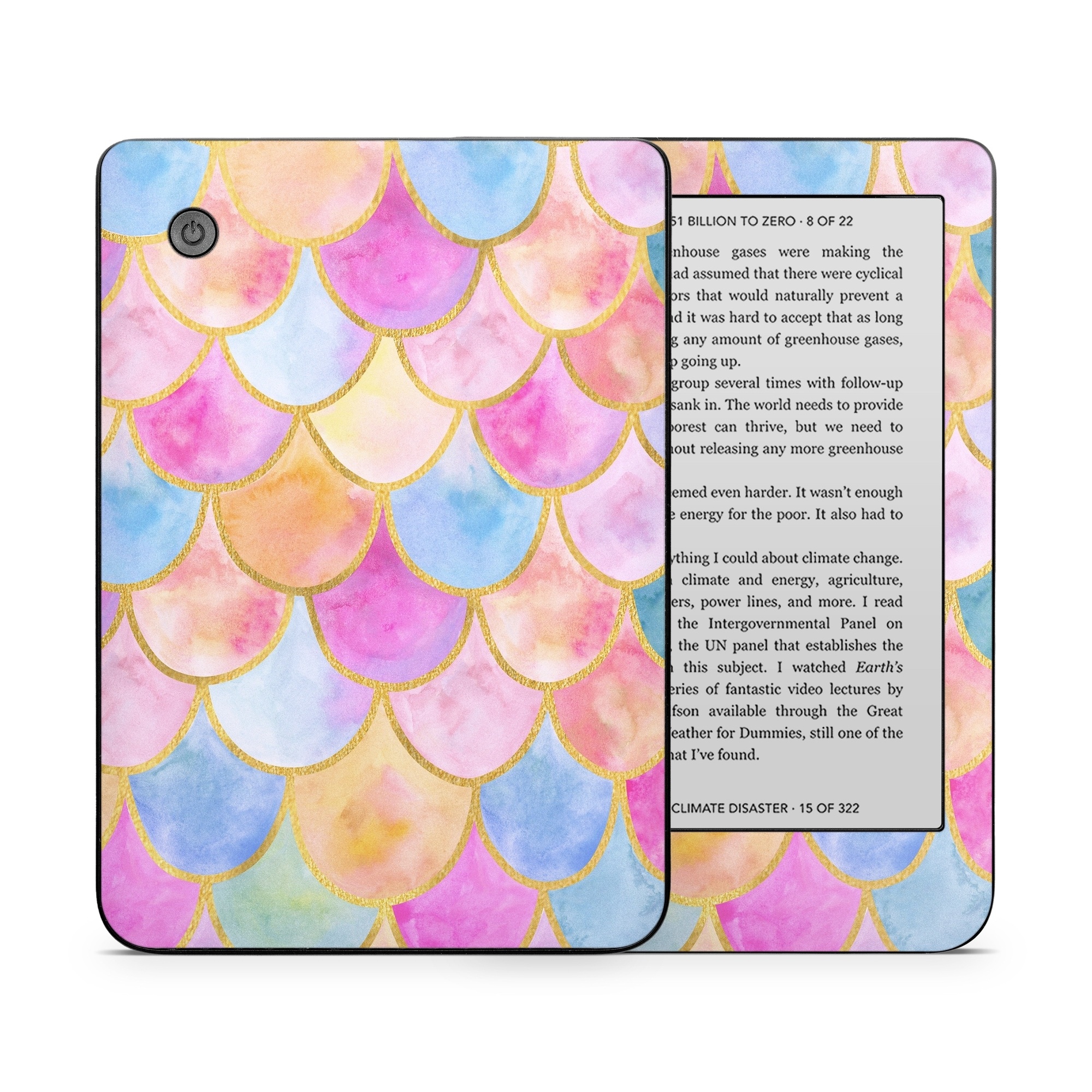 Kobo Clara 2E Skin design of Colorfulness, Natural material, Pink, Art, Line, Magenta, Red, Creative arts, Circle, Pattern, with pink, purple, blue, orange, yellow, white colors