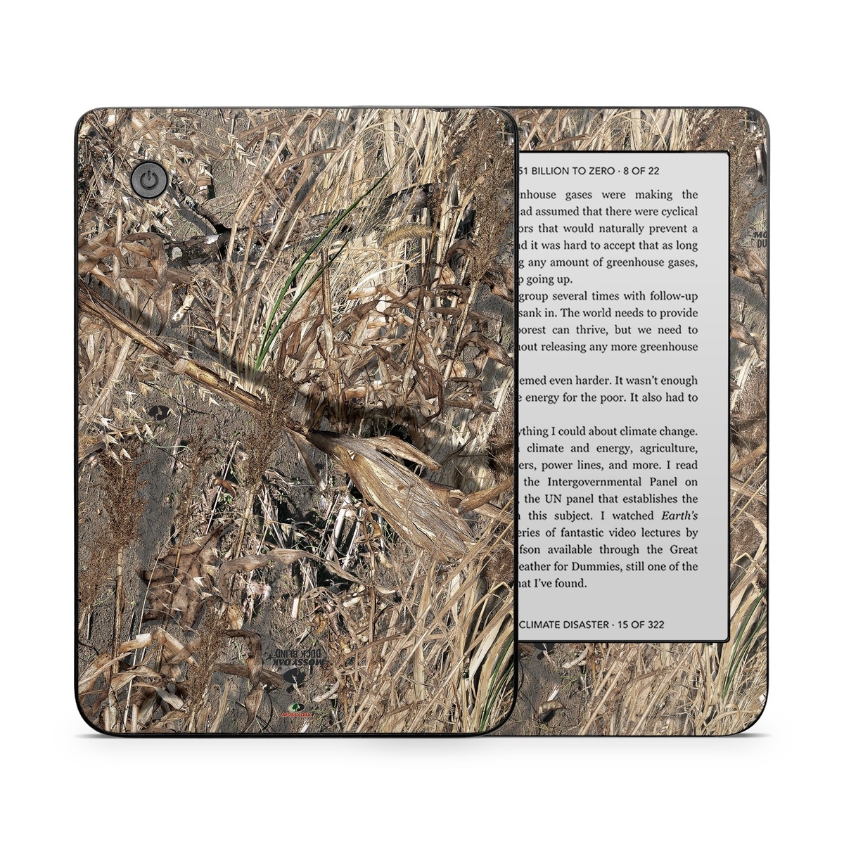 Kobo Clara 2E Skin design of Soil, Plant, with black, gray, green, red colors
