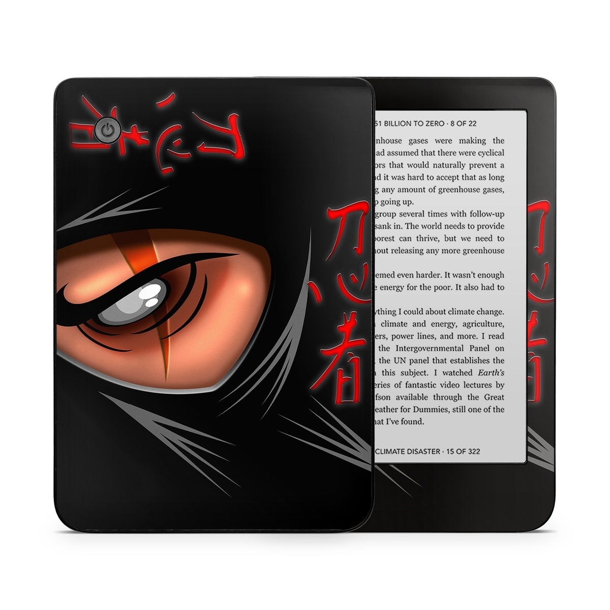 Kobo Clara 2E Skin design of Cartoon, Eye, Organ, Anime, Illustration, Mouth, Fictional character, Animation, Graphic design, Cg artwork, with black, red, green, pink, orange, gray colors