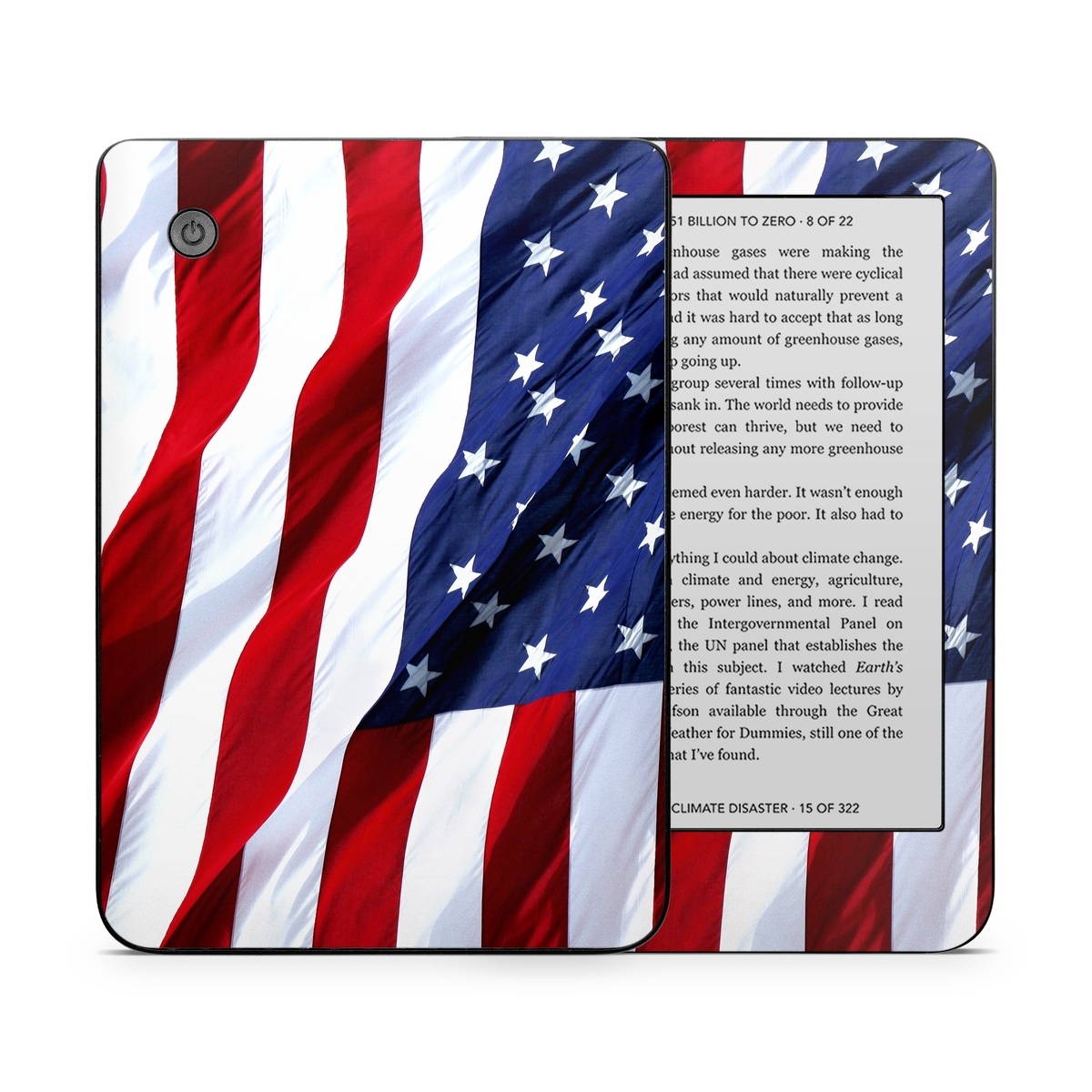 Kobo Clara 2E Skin design of Flag, Flag of the united states, Flag Day (USA), Veterans day, Memorial day, Holiday, Independence day, Event, with red, blue, white colors
