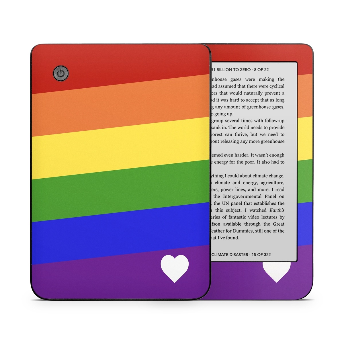 Kobo Clara 2E Skin design of Yellow, Colorfulness, Line, Magenta, Tints and shades, with white, blue, purple, green, yellow, orange, red colors