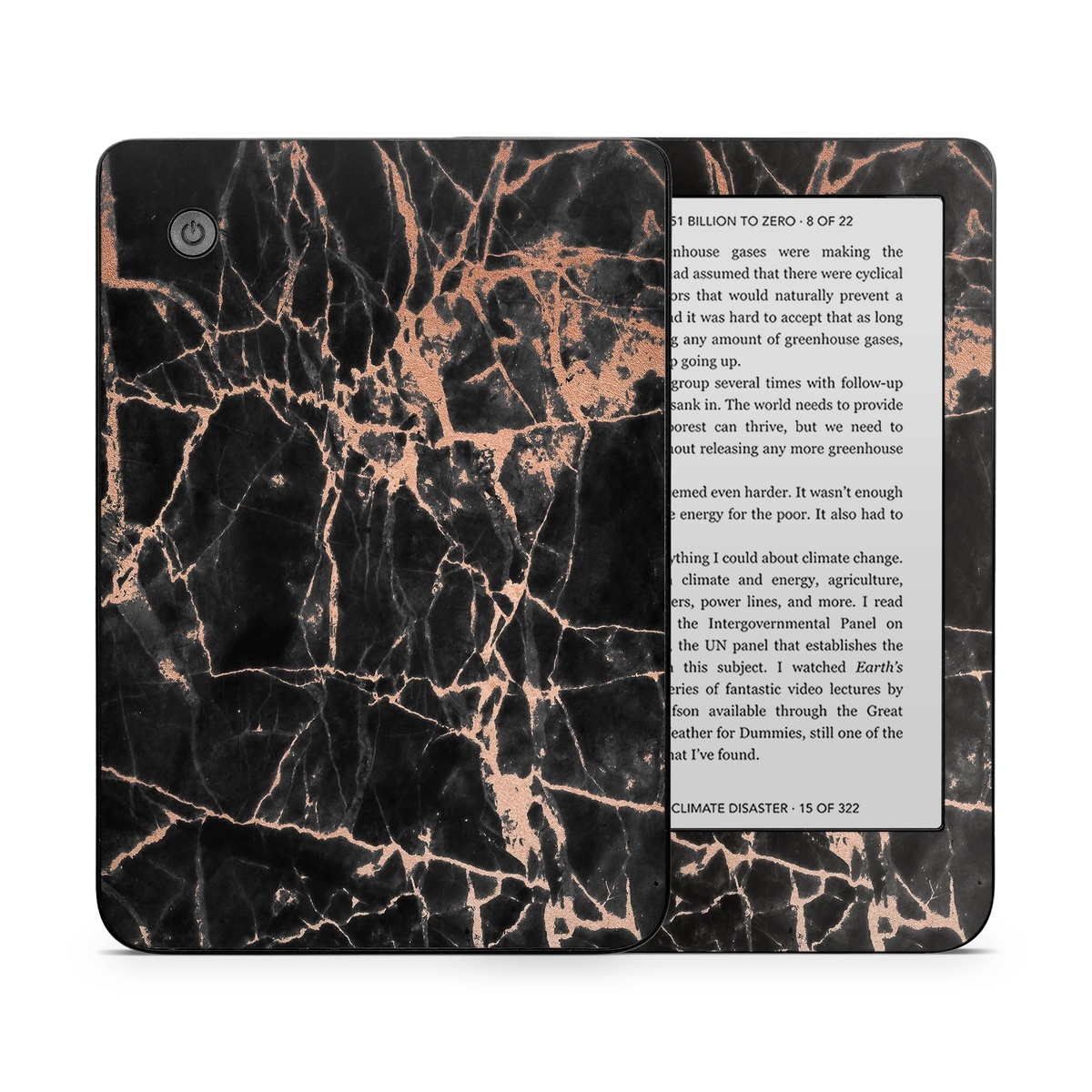 Kobo Clara 2E Skin design of Branch, Black, Twig, Tree, Brown, Sky, Atmosphere, Plant, Winter, Night, with black, pink colors