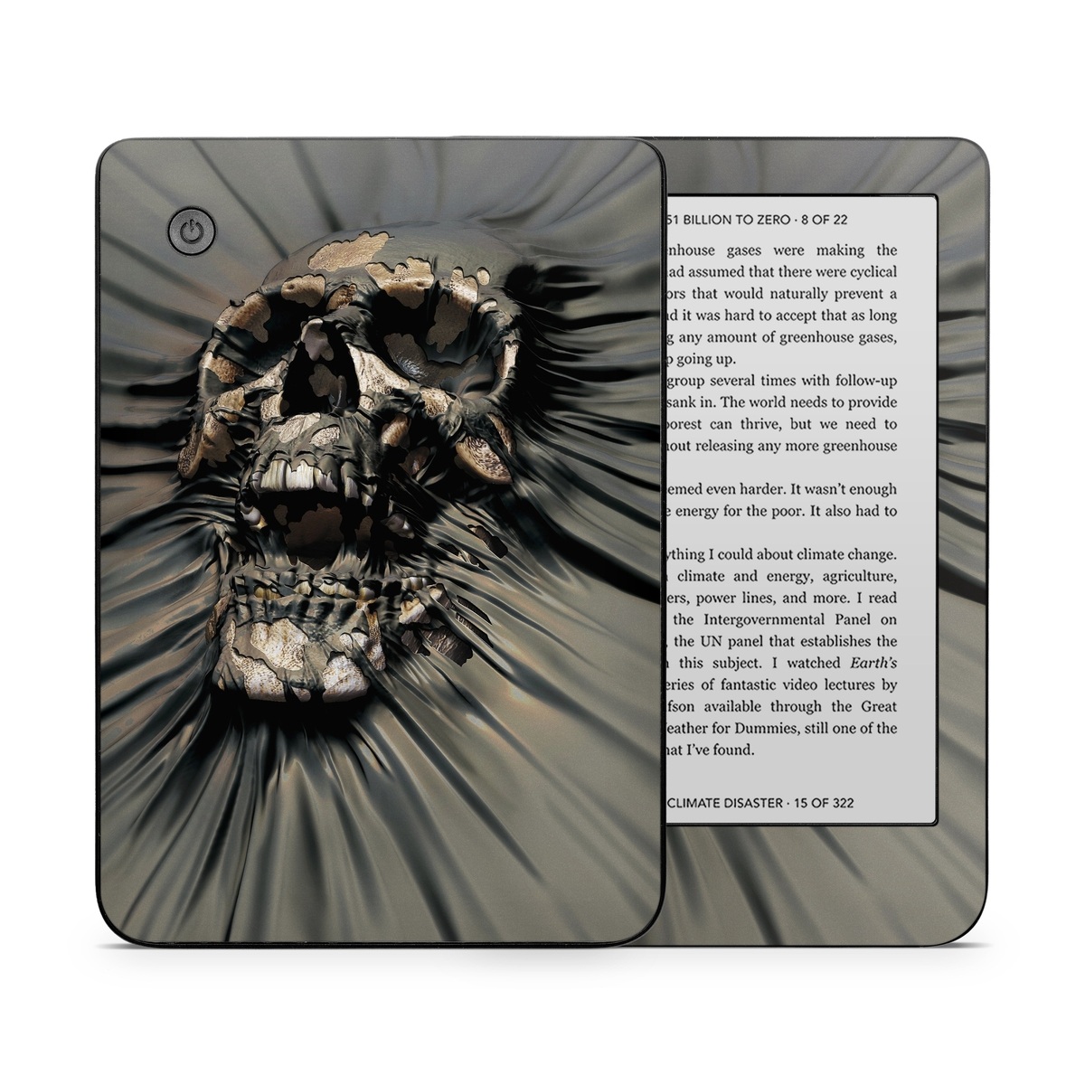 Kobo Clara 2E Skin design of Cg artwork, Fictional character, Illustration, Demon, Fiction, Supervillain, Mythology, Art, with black, green, gray, red colors