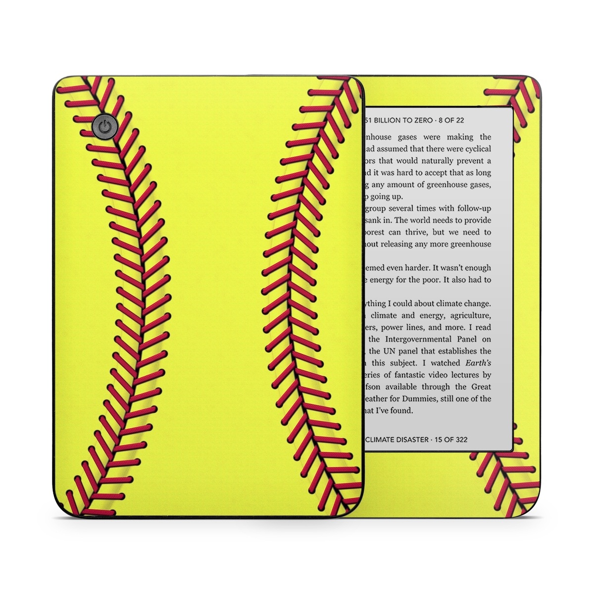 Kobo Clara 2E Skin design of Yellow, Plant, Line, Slope, Terrestrial plant, Font, Art, Parallel, Circle, Rectangle, with yellow, red colors