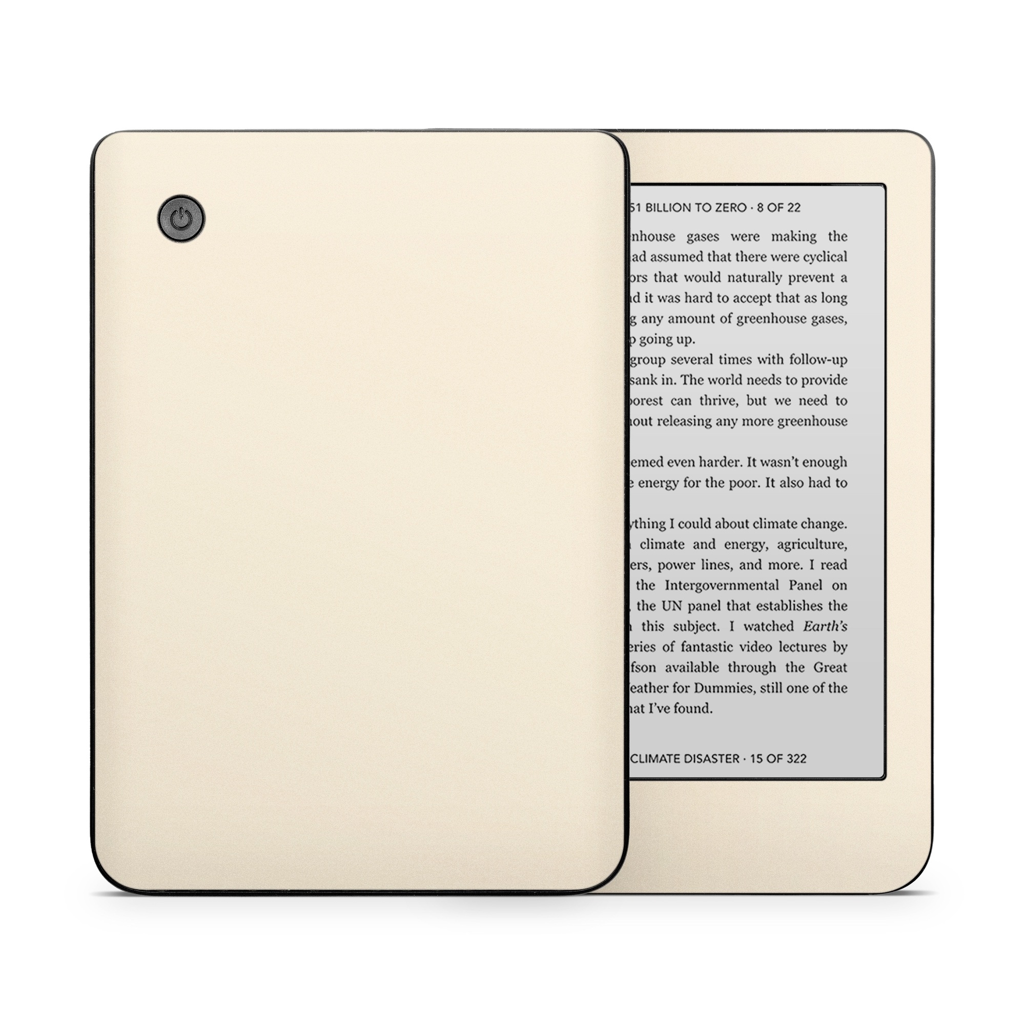 Kobo Clara 2E Skin design of Brown, Beige, Pattern, Font, Peach, Event, Rectangle, Circle, Brand, with yellow colors