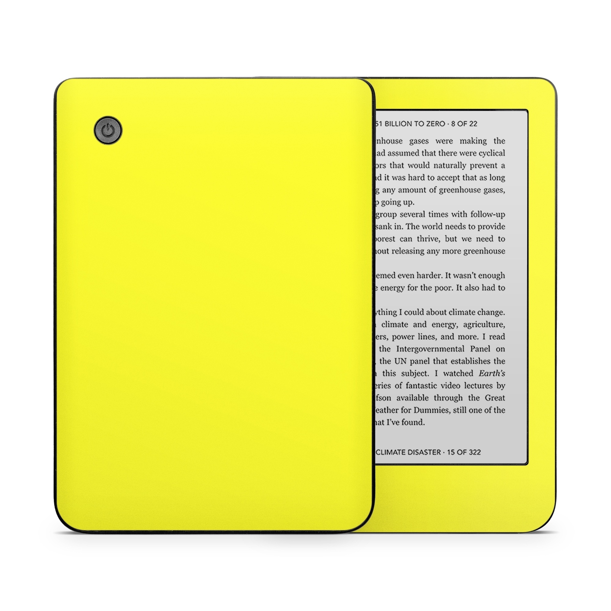 Kobo Clara 2E Skin design of Yellow, Font, Electric blue, Peach, Pattern, Magenta, with yellow colors
