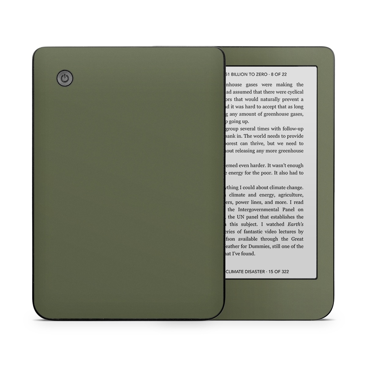 Kobo Clara 2E Skin design of Green, Brown, Text, Yellow, Grass, Font, Pattern, Beige, with green, brown colors