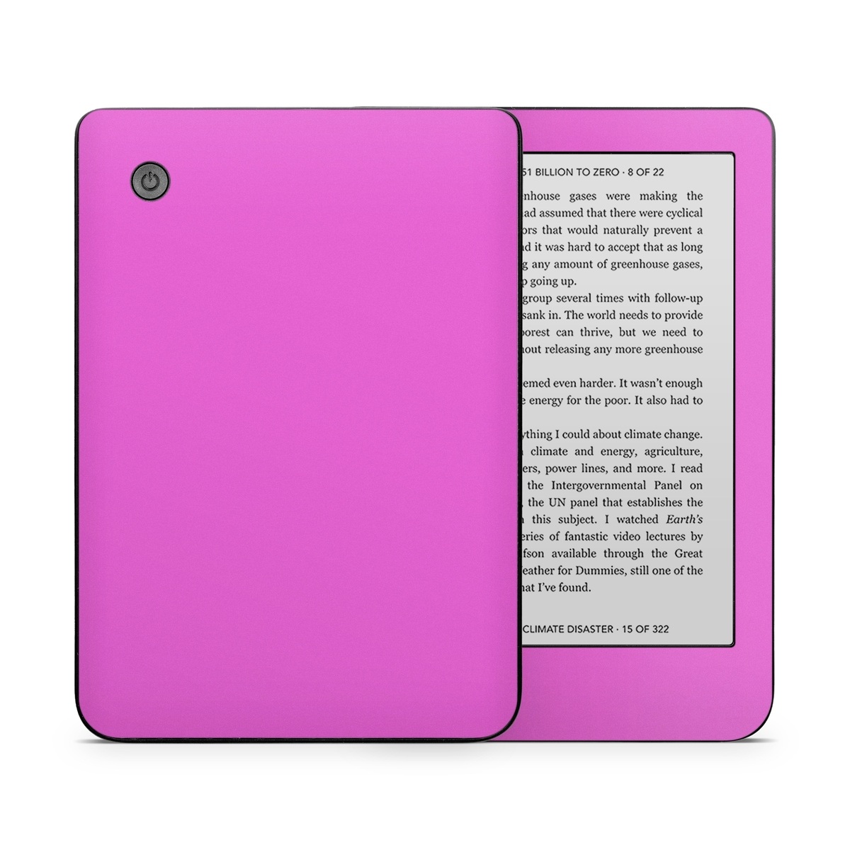 Kobo Clara 2E Skin design of Violet, Pink, Purple, Red, Lilac, Magenta, Blue, Lavender, Text, Sky, with pink colors