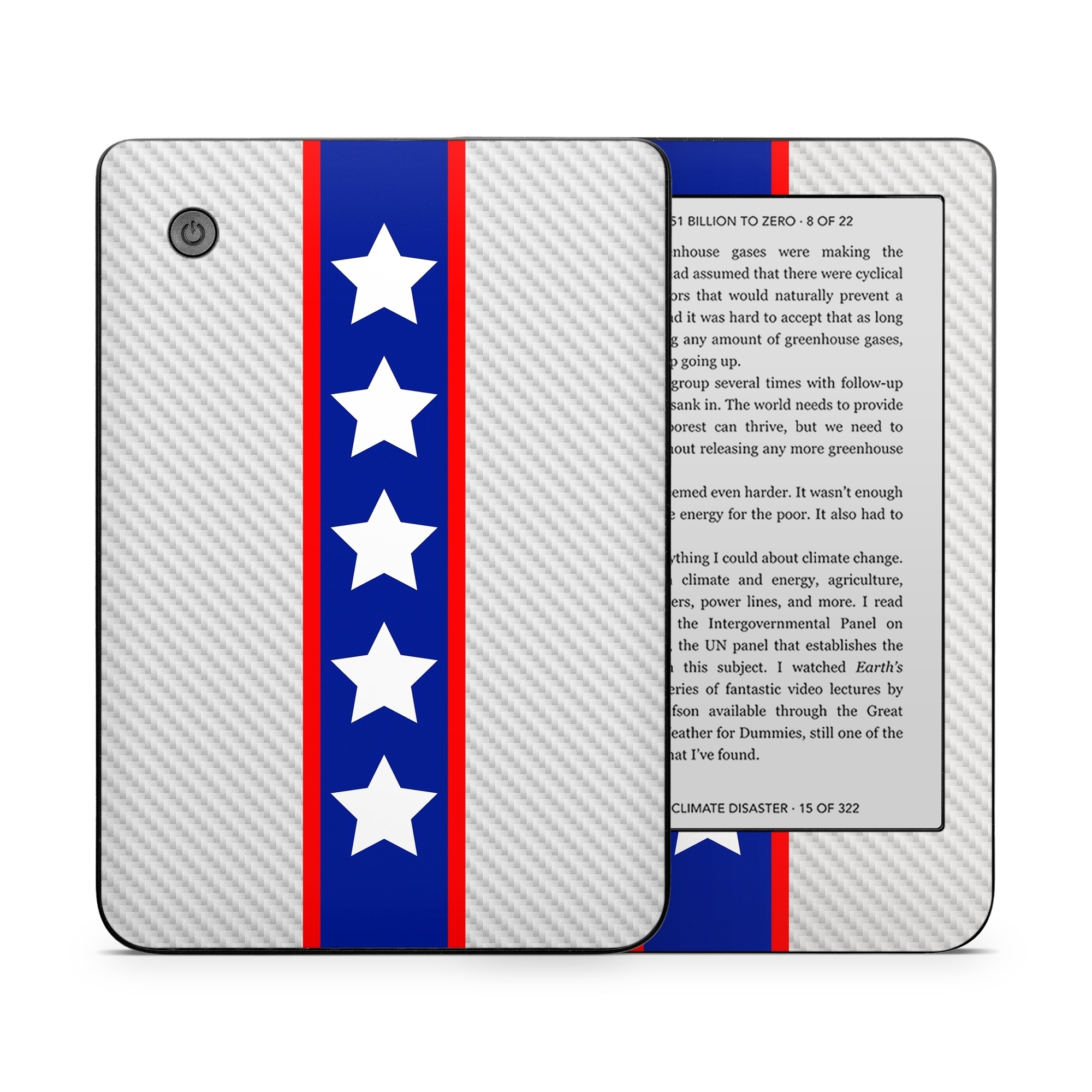 Kobo Clara 2E Skin design of Flag of the united states, Flag, Font, Parallel, Electric blue, Rectangle, Pattern, Flag Day (USA), Symbol, Carmine, with gray, white, blue, red colors
