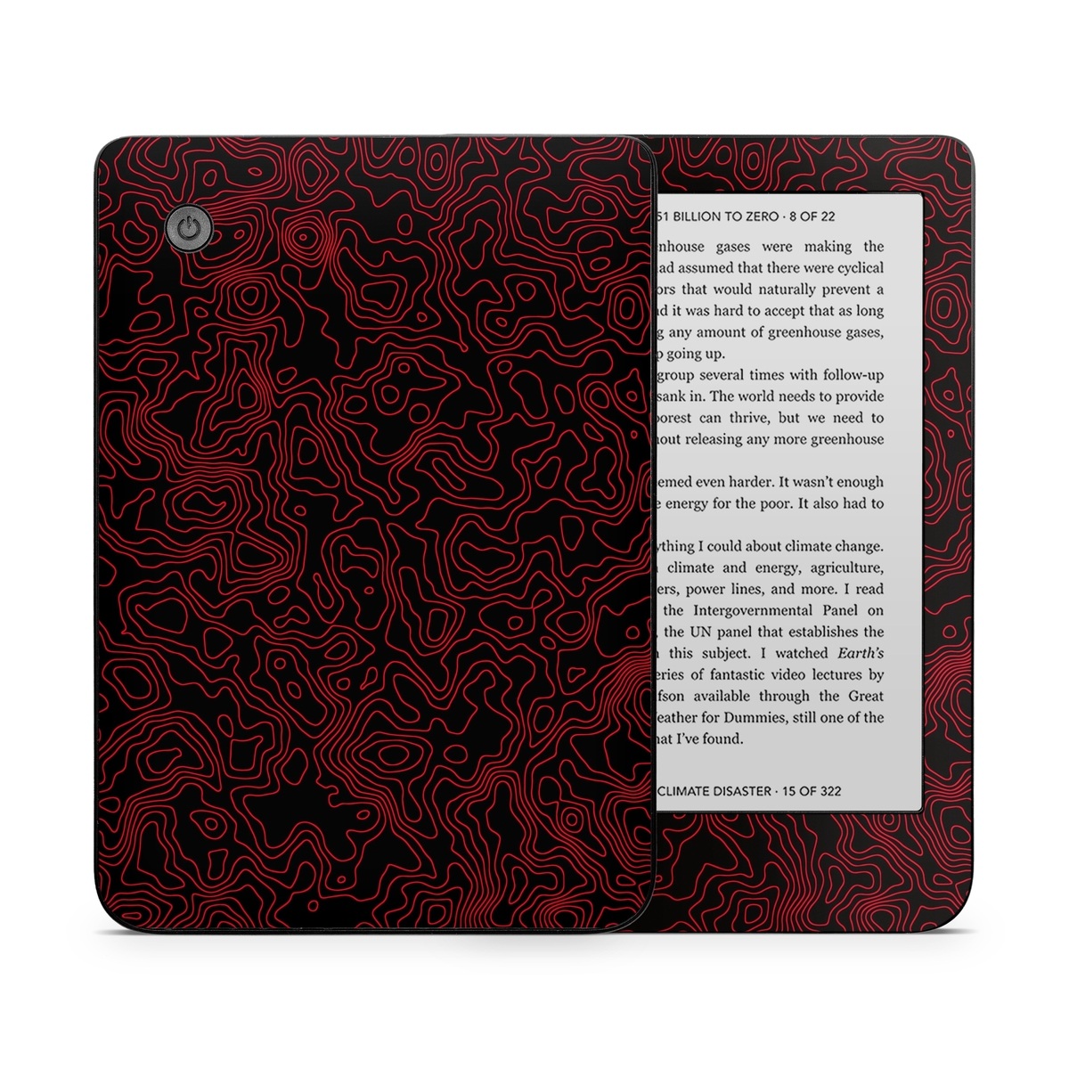 Kobo Clara 2E Skin design of Pink, Art, Motif, Magenta, Font, Pattern, Symmetry, Rectangle, Circle, Electric blue, with black, red colors
