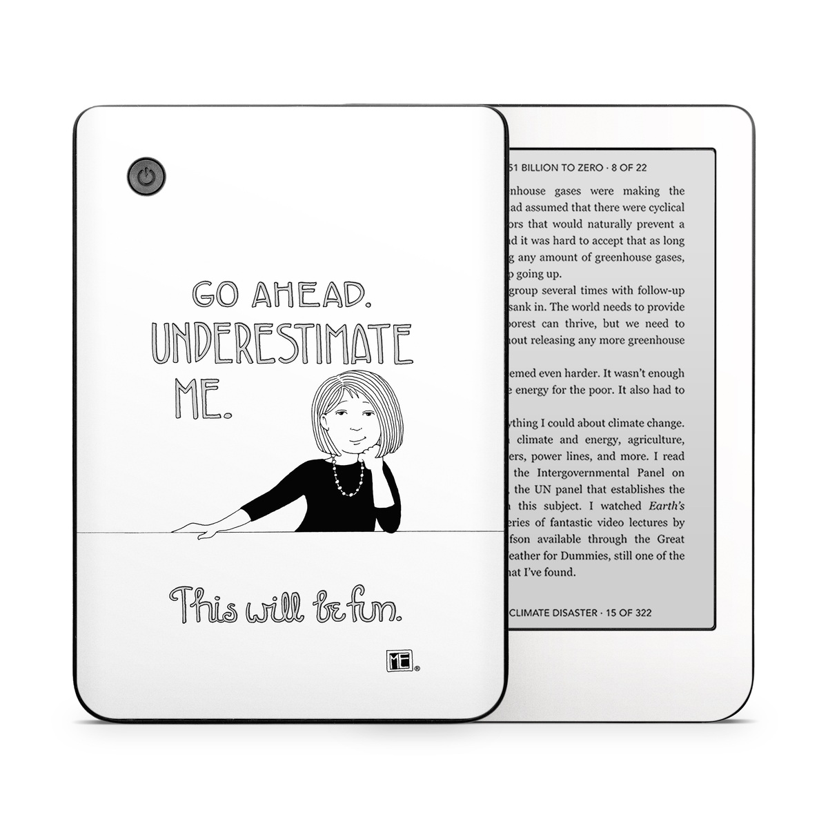 Kobo Clara 2E Skin design of Gesture, Happy, Font, Illustration, Poster, Line art, Graphics, Art, Logo, Graphic design, with black, white colors