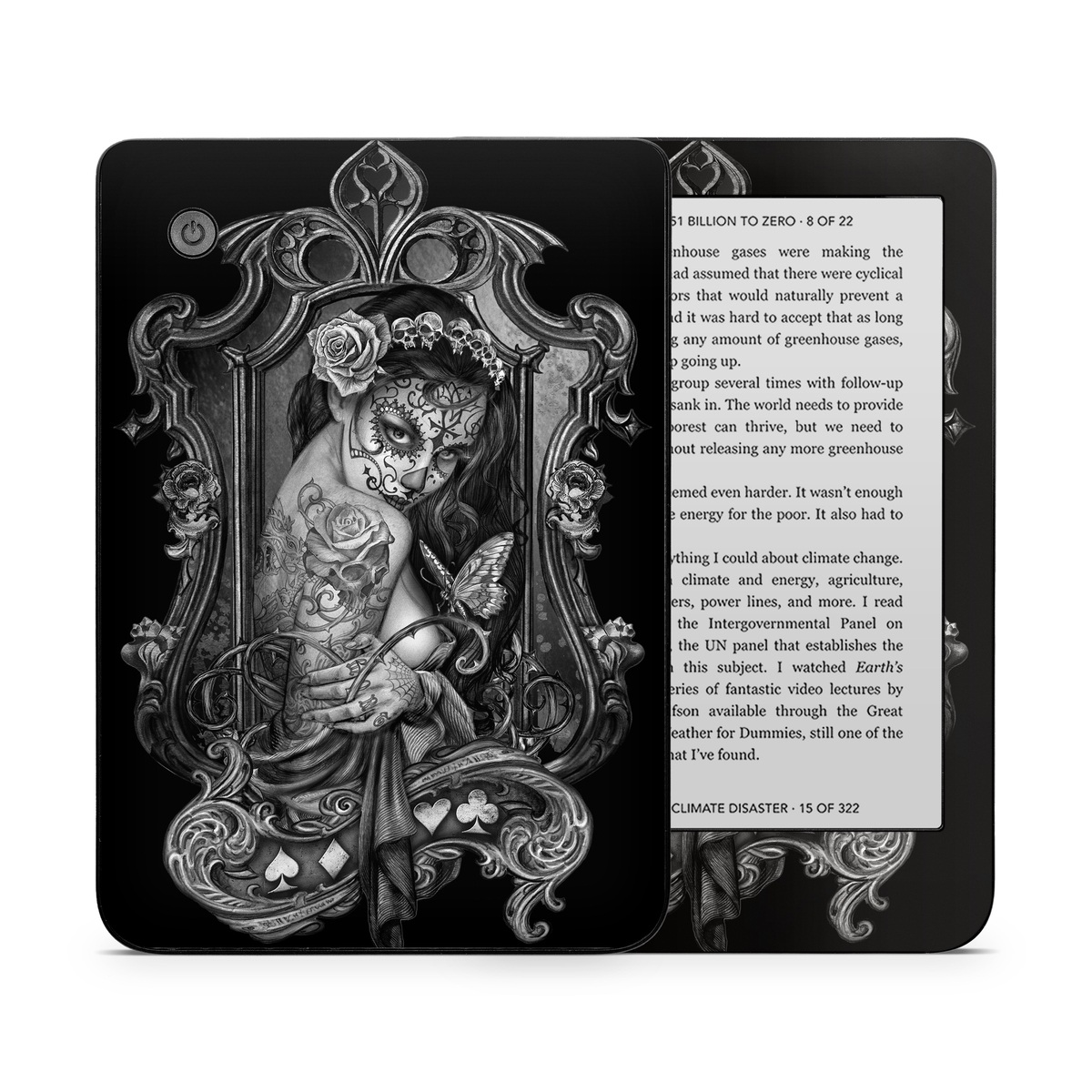 Kobo Clara 2E Skin design of Style, Art, Monochrome, Black-and-white, Monochrome Photography, Visual Arts, Illustration, Painting, Drawing, with black, white, gray colors