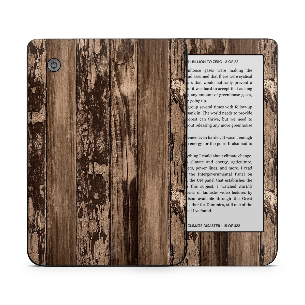Kobo Clara 2E Skin design of Wood, Tree, Brown, Plank, Trunk, Pattern, Line, Hardwood, Black-and-white, Forest, with brown, black colors