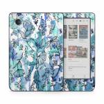 Blue Ink Floral Kobo Clara Colour Skin