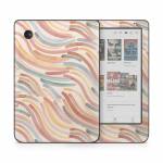 Terracotta Brushstroke Waves Kobo Clara Colour Skin