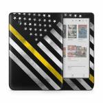 Thin Yellow Line Hero Kobo Clara Colour Skin