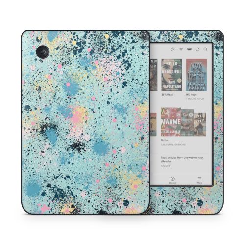 Abstract Ink Splatter Kobo Clara Colour Skin
