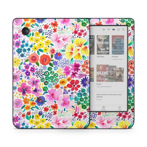 Artful Little Flowers Kobo Clara Colour Skin