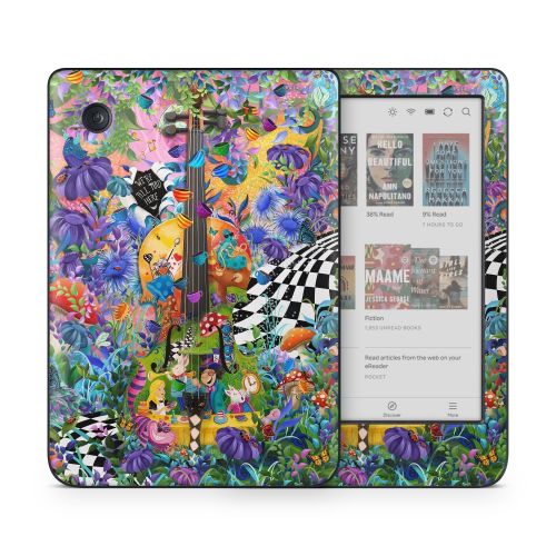 Alice's Wonderland Tea Party Kobo Clara Colour Skin