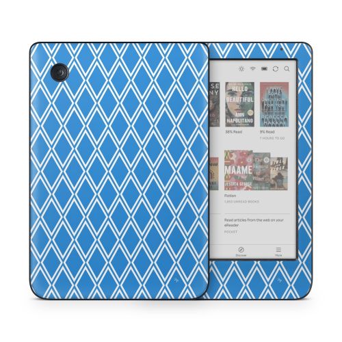 Blue Checks Kobo Clara Colour Skin