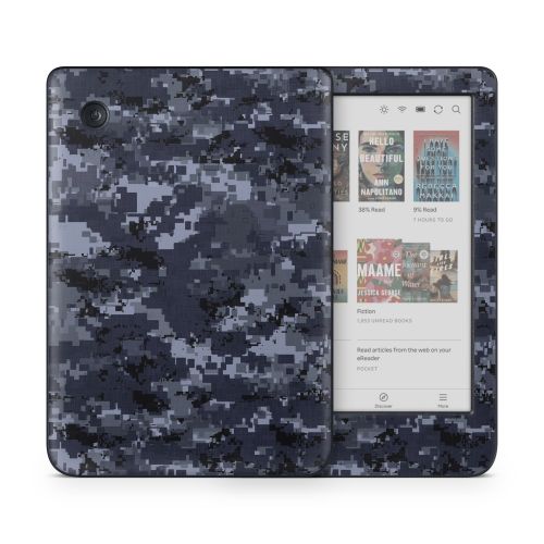 Digital Navy Camo Kobo Clara Colour Skin