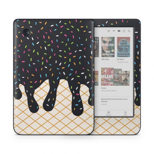Black Ice Cream Drip Kobo Clara Colour Skin