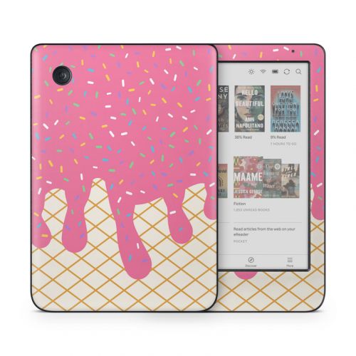 Strawberry Ice Cream Drip Kobo Clara Colour Skin