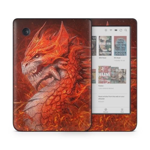 Flame Dragon Kobo Clara Colour Skin