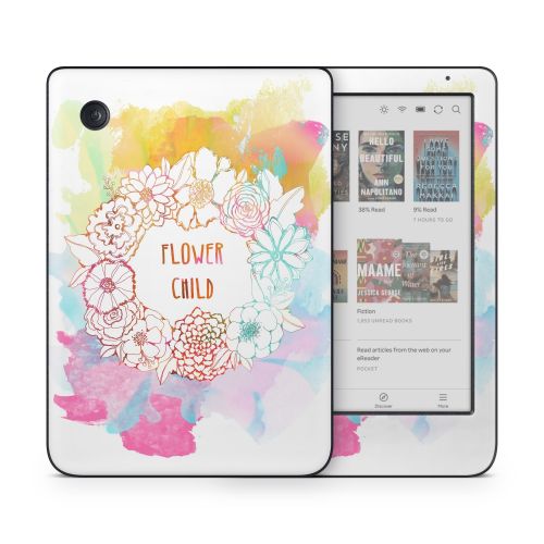 Flower Child Kobo Clara Colour Skin