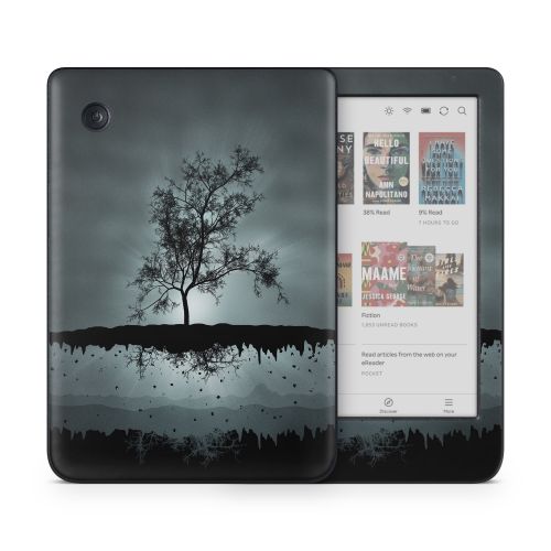 Flying Tree Black Kobo Clara Colour Skin