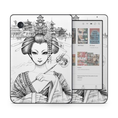 Geisha Sketch Kobo Clara Colour Skin