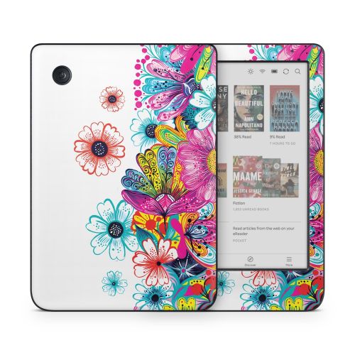 Intense Flowers Kobo Clara Colour Skin