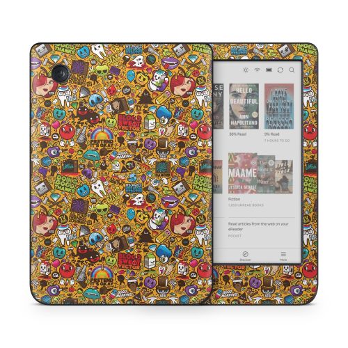 Psychedelic Kobo Clara Colour Skin
