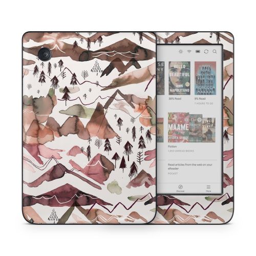 Red Mountains Kobo Clara Colour Skin
