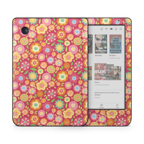 Flowers Squished Kobo Clara Colour Skin