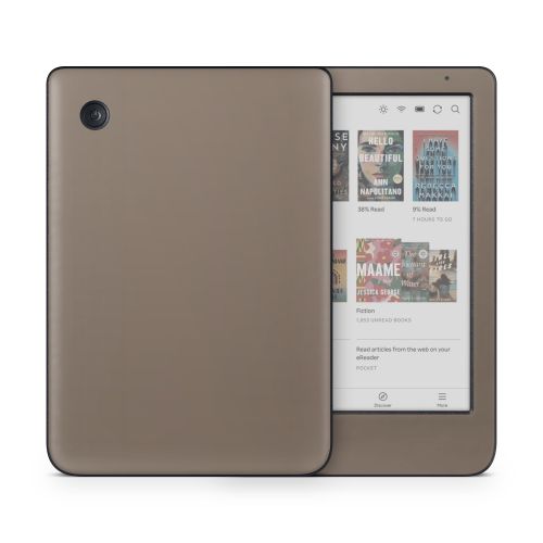 Solid State Flat Dark Earth Kobo Clara Colour Skin