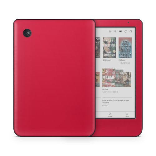 Solid State Red Kobo Clara Colour Skin