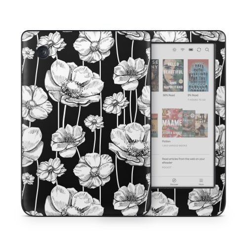 Striped Blooms Kobo Clara Colour Skin