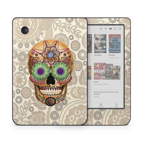Sugar Skull Bone Kobo Clara Colour Skin