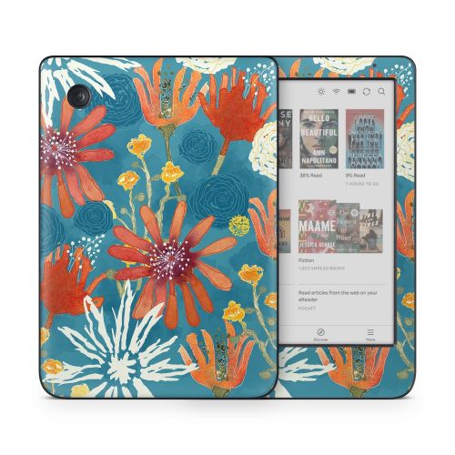 Sunbaked Blooms Kobo Clara Colour Skin