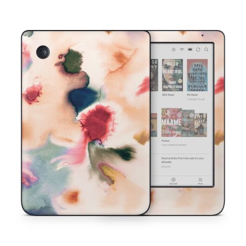 Abstract Watercolor Mineral Kobo Clara Colour Skin