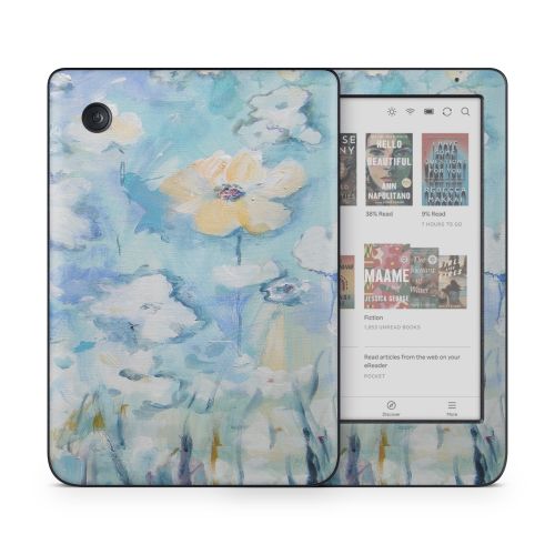 White & Blue Kobo Clara Colour Skin