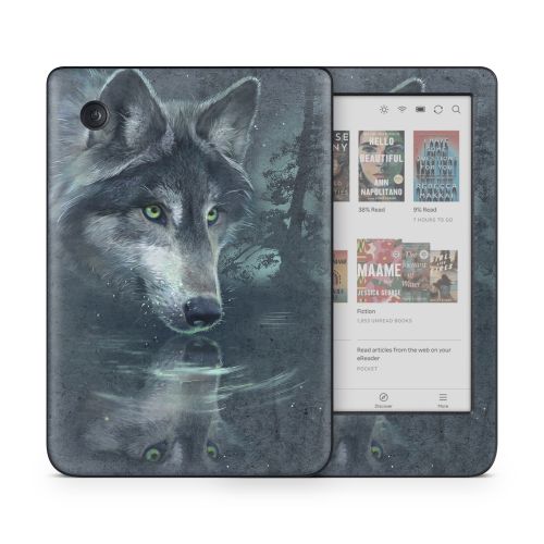 Wolf Reflection Kobo Clara Colour Skin